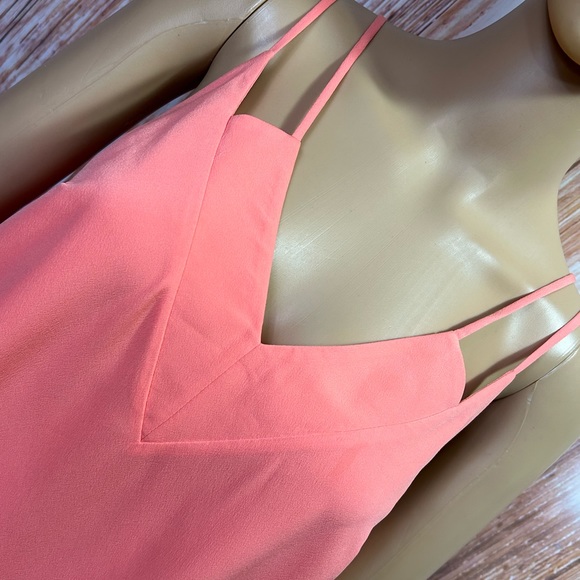 CeCe Strappy Coral Shift Dress - Picture 2 of 9